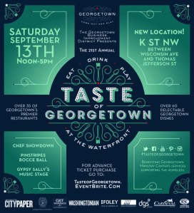 Taste of Georgetown poster