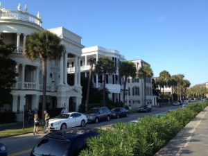 Manses along Battery Row in Charleston 